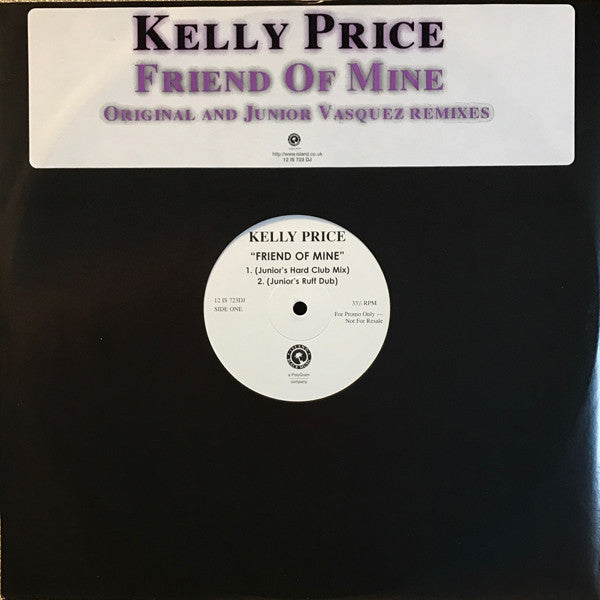 Kelly Price : Friend Of Mine (12", Promo)