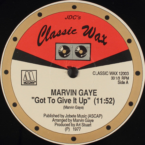Marvin Gaye / Commodores / Mary Jane Girls : Got To Give It Up / Brick House / All Night Long (12")