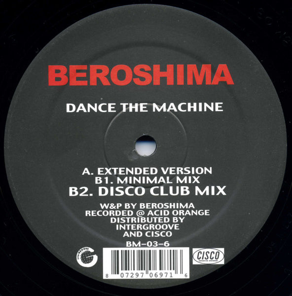 Beroshima : Dance The Machine (12")