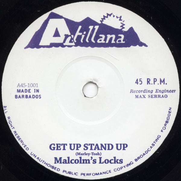 Esquires Now / Malcolm's Locks : Think / Get Up Stand Up (7", Unofficial)