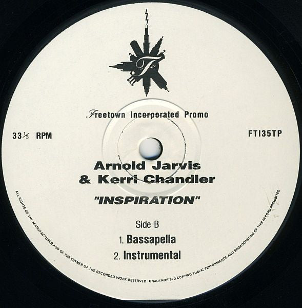 Arnold Jarvis & Kerri Chandler : Inspiration (12", Promo)