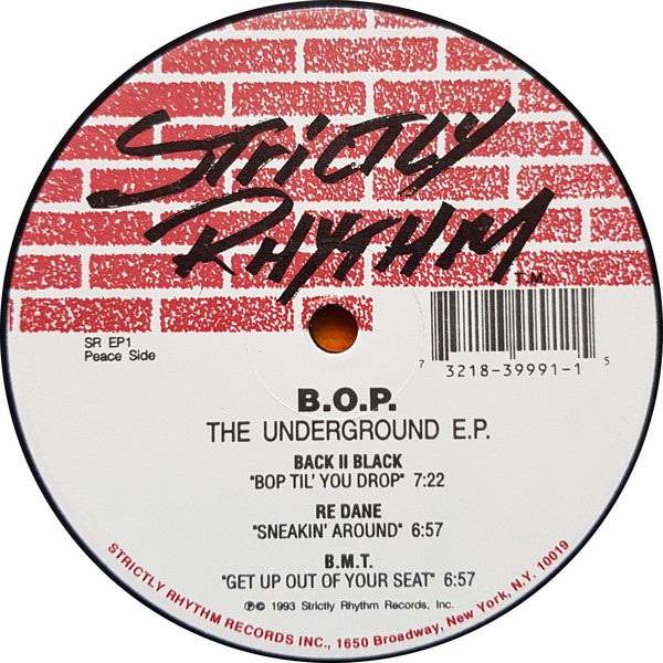 B.O.P. : The Underground E.P. (12", EP)