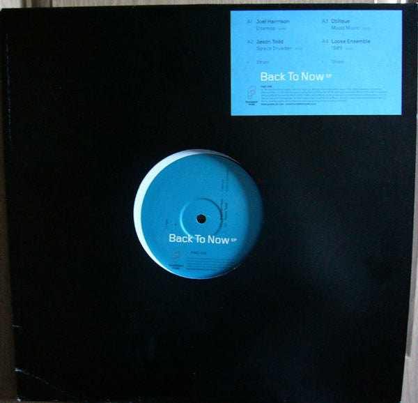 Various : Back To Now EP (12")