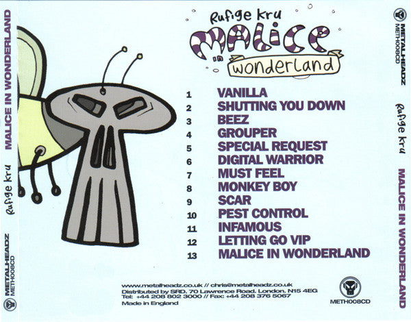Goldie Presents Rufige Kru : Malice In Wonderland (CD, Album)