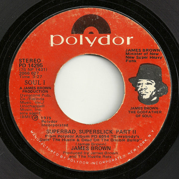 James Brown : Superbad, Superslick (7", Single, Styrene, She)