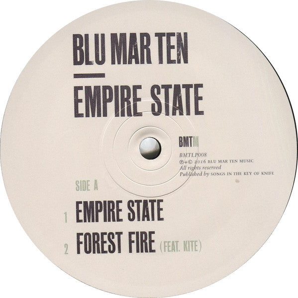 Blu Mar Ten : Empire State (3x12", Album)