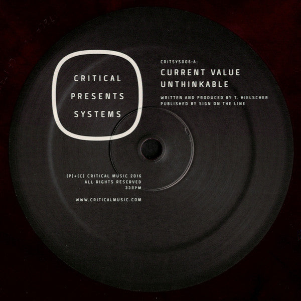 Current Value : Critical Presents: Systems 006 (12", EP, Ltd, Red)