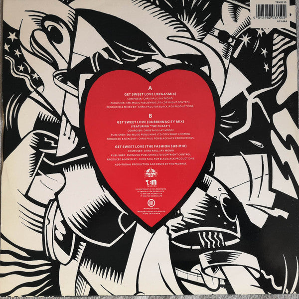 Jay Mondi & The Livin' Bass : Get Sweet Love (Remixes) (12")