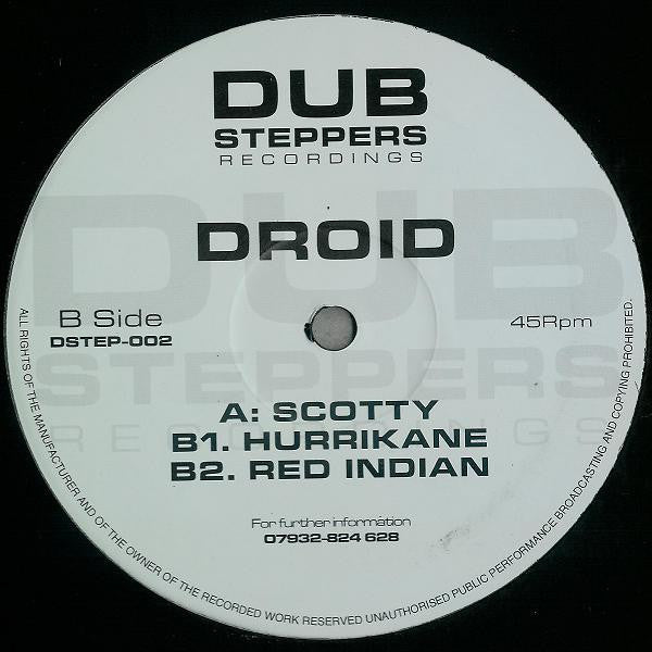 Droid (5) : Scotty / Hurrikane / Red Indian (12", EP)