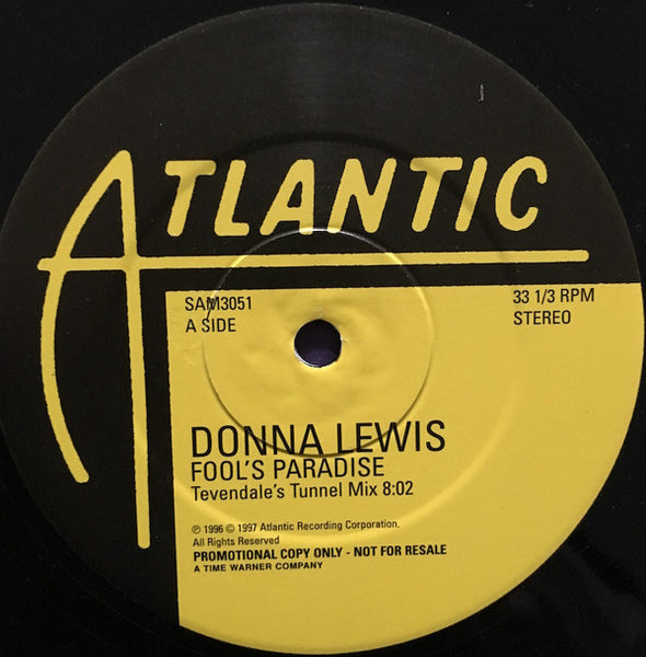 Donna Lewis : Fool's Paradise (2x12", Promo)