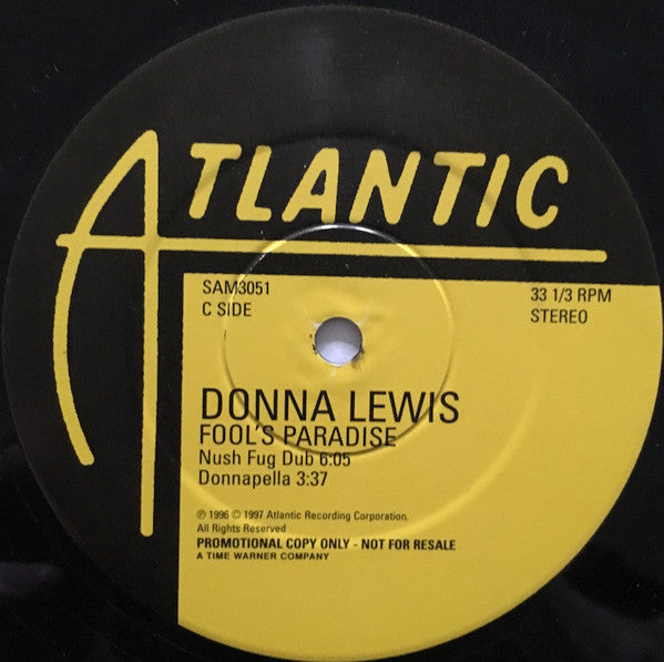 Donna Lewis : Fool's Paradise (2x12", Promo)