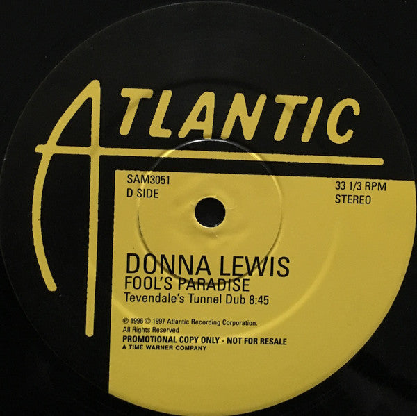 Donna Lewis : Fool's Paradise (2x12", Promo)