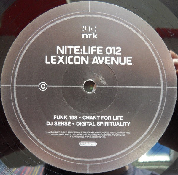 Lexicon Avenue : Nite:Life 012 (2xLP, Comp)
