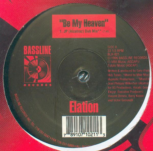 Elation (2) : Be My Heaven (12")