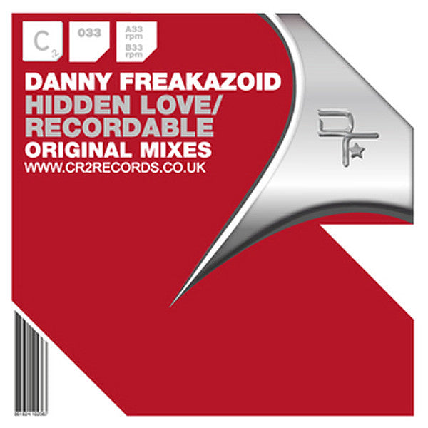 Danny Freakazoid : Hidden Love / Recordable (12")