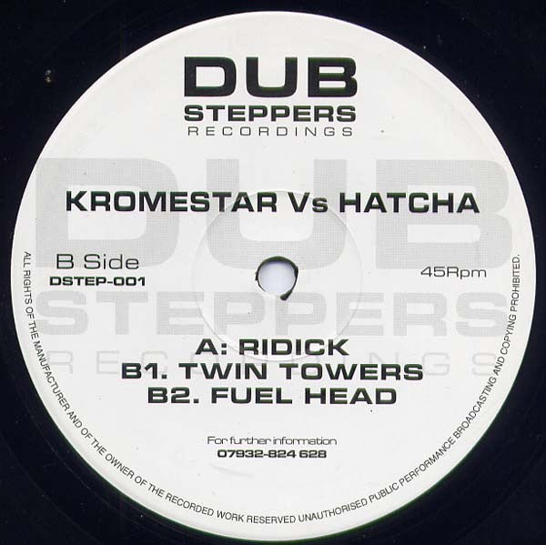 Kromestar Vs DJ Hatcha : The Twin Towers (12")