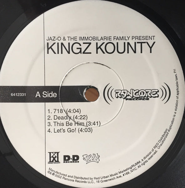 Jaz-O & The Immobilarie* : Kingz Kounty (2xLP, Album)
