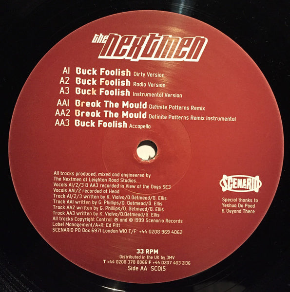 The Nextmen : Buck Foolish (12")