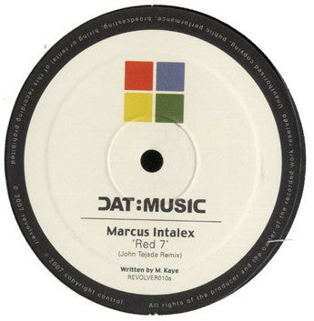 Marcus Intalex / Martyn : Red 7 / Get Down (12")