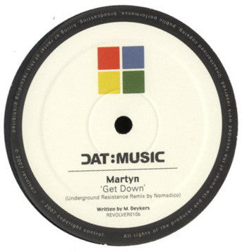 Marcus Intalex / Martyn : Red 7 / Get Down (12")
