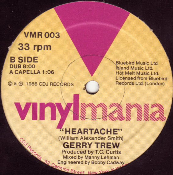 Gerry Trew : Heartache (12")