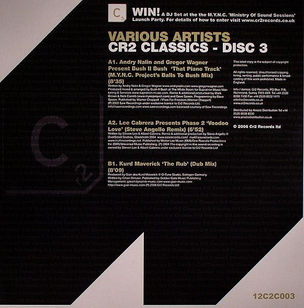 Various : CR2 Classics - Dirty House (12", Ltd)