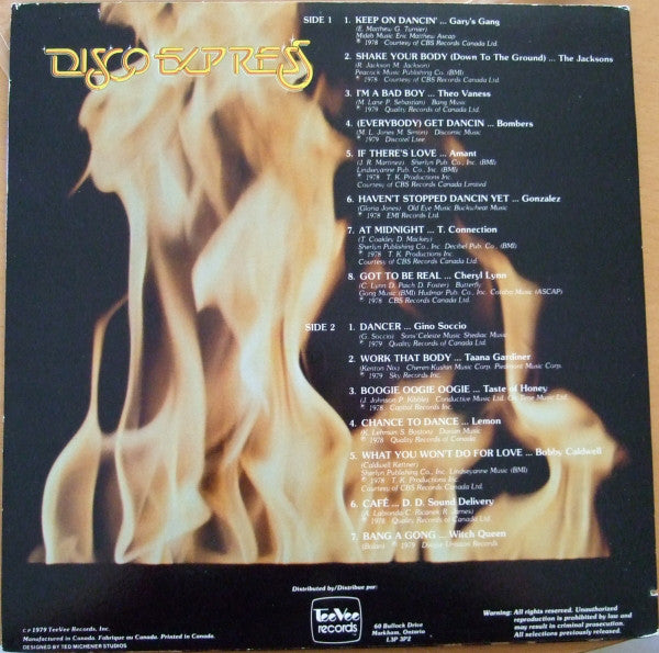 Various : Red Hot Disco Express (LP, Comp, Red)