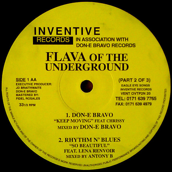 Various : Flava Of The Underground (Part 2 Of 3) (12")