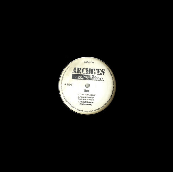 Nas : The Foulness (12", Unofficial)