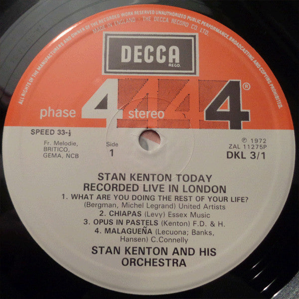 Stan Kenton : Stan Kenton Today (2xLP, RP)