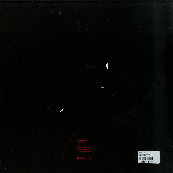 Redshape : Best Of Live - Vol. 2 (12")