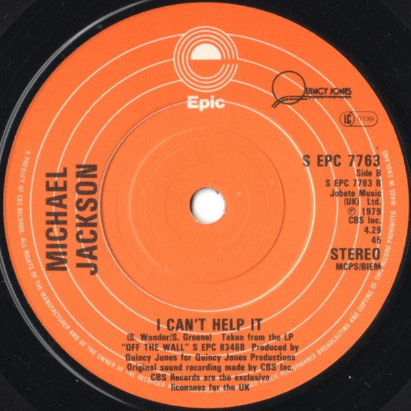 Michael Jackson : Don't Stop 'Til You Get Enough (7", Single, Pap)