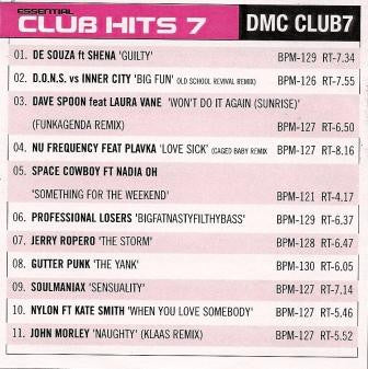 Various : Essential Club Hits 7 (CD, Comp)