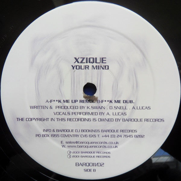 Xzique : Your Mind (12")