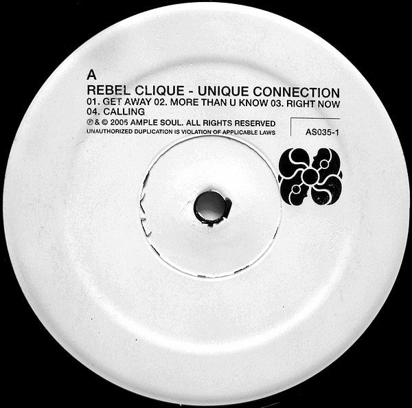 Rebel Clique : Unique Connection (2xLP, Album)