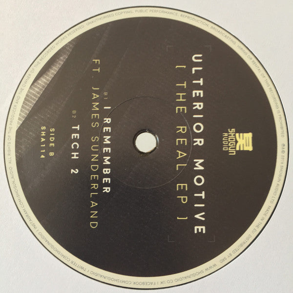 Ulterior Motive : The Real EP (12", EP)