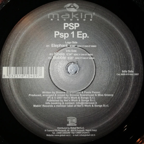PSP : PSP 1 EP (12", EP)