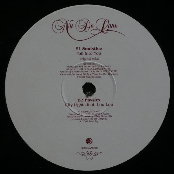 Various : Nu De Lune - Deep 'n Sexy House 4 Track Sampler (12", Smplr)