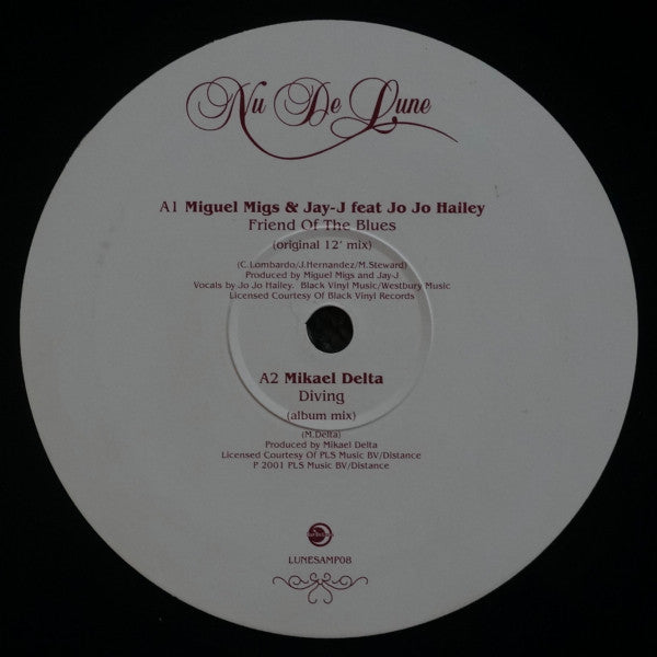 Various : Nu De Lune - Deep 'n Sexy House 4 Track Sampler (12", Smplr)