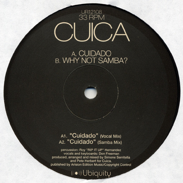 Cuica : Cuidado (12", Ltd)