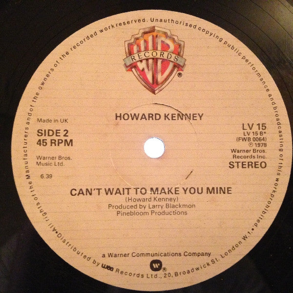 Howard Kenney : Save Some For The Children (12", Single)
