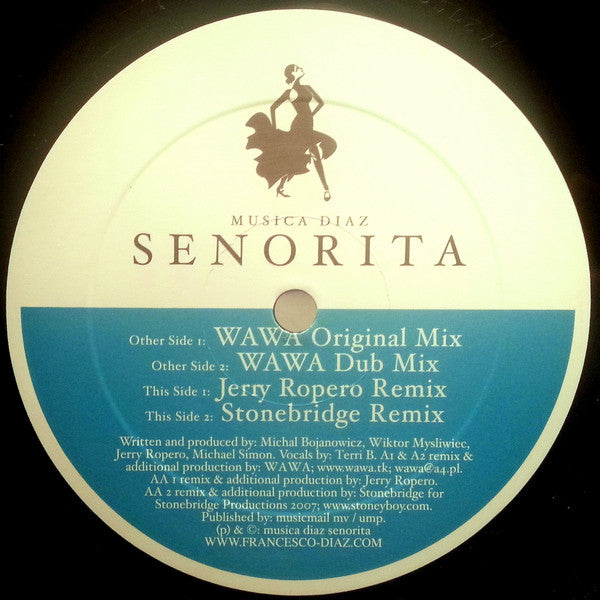 WAWA With Jerry Ropero & Michael Simon : Music (12", Single)