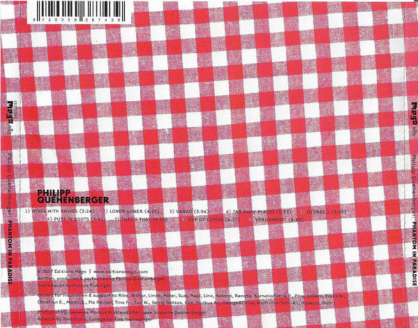 Philipp Quehenberger : Phantom In Paradise (CD, Album)