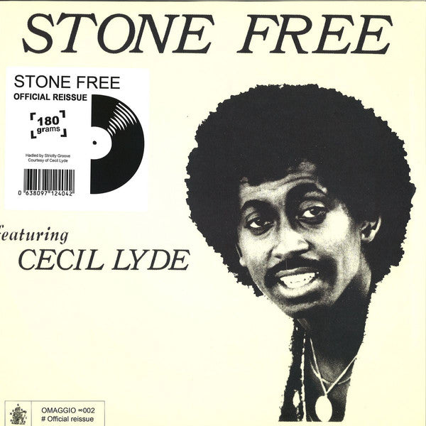 Cecil Lyde : Stone Free (LP, Album, RE, 180)