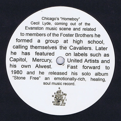 Cecil Lyde : Stone Free (LP, Album, RE, 180)