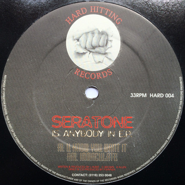 Seratone : Is Anybody In E.P. (12", EP)