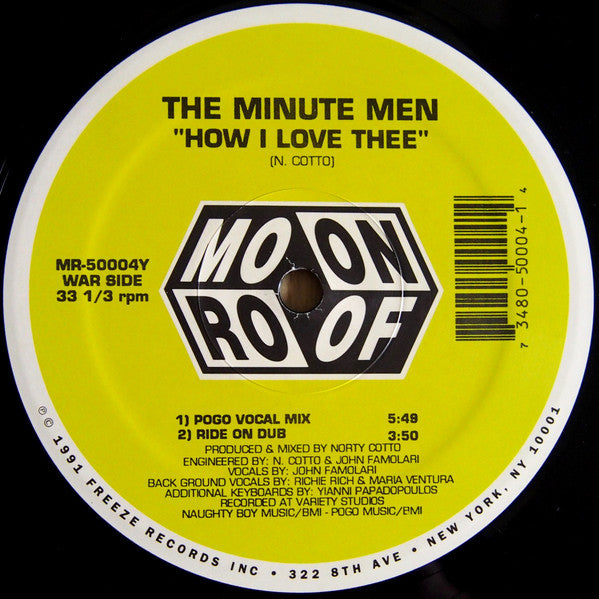 The Minutemen : All My Friends / How I Love Thee (12")