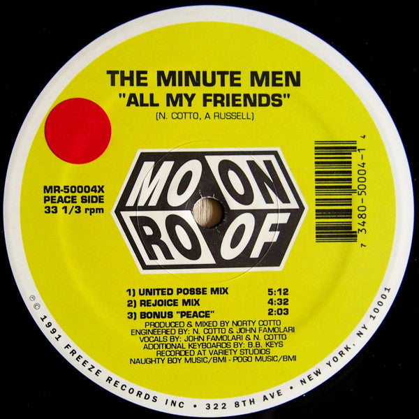 The Minutemen : All My Friends / How I Love Thee (12")