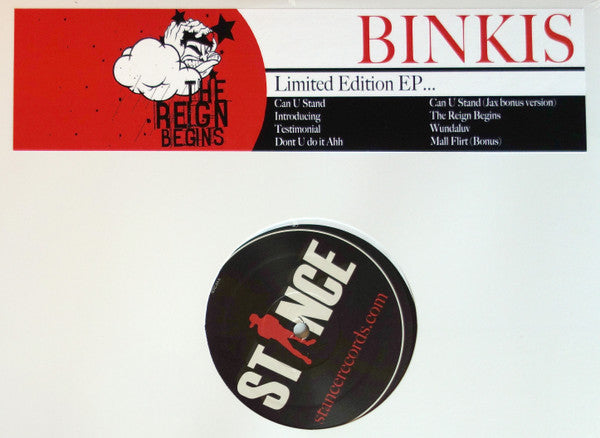 Binkis : The Reign Begins EP (12", EP, Ltd)