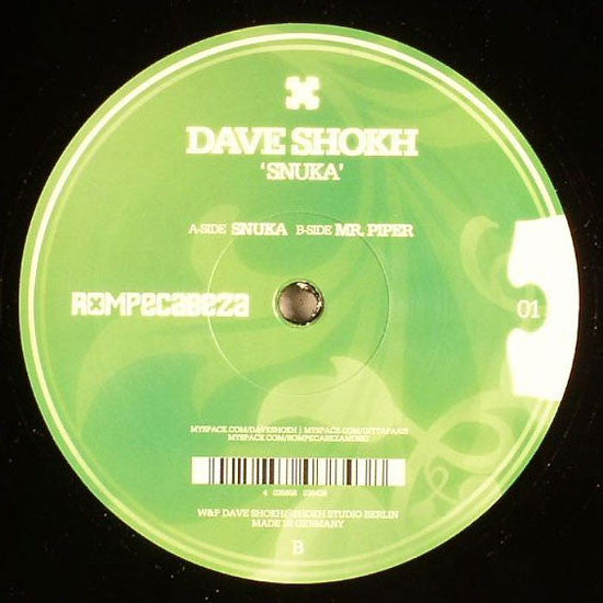 Dave Shokh : Snuka (12")